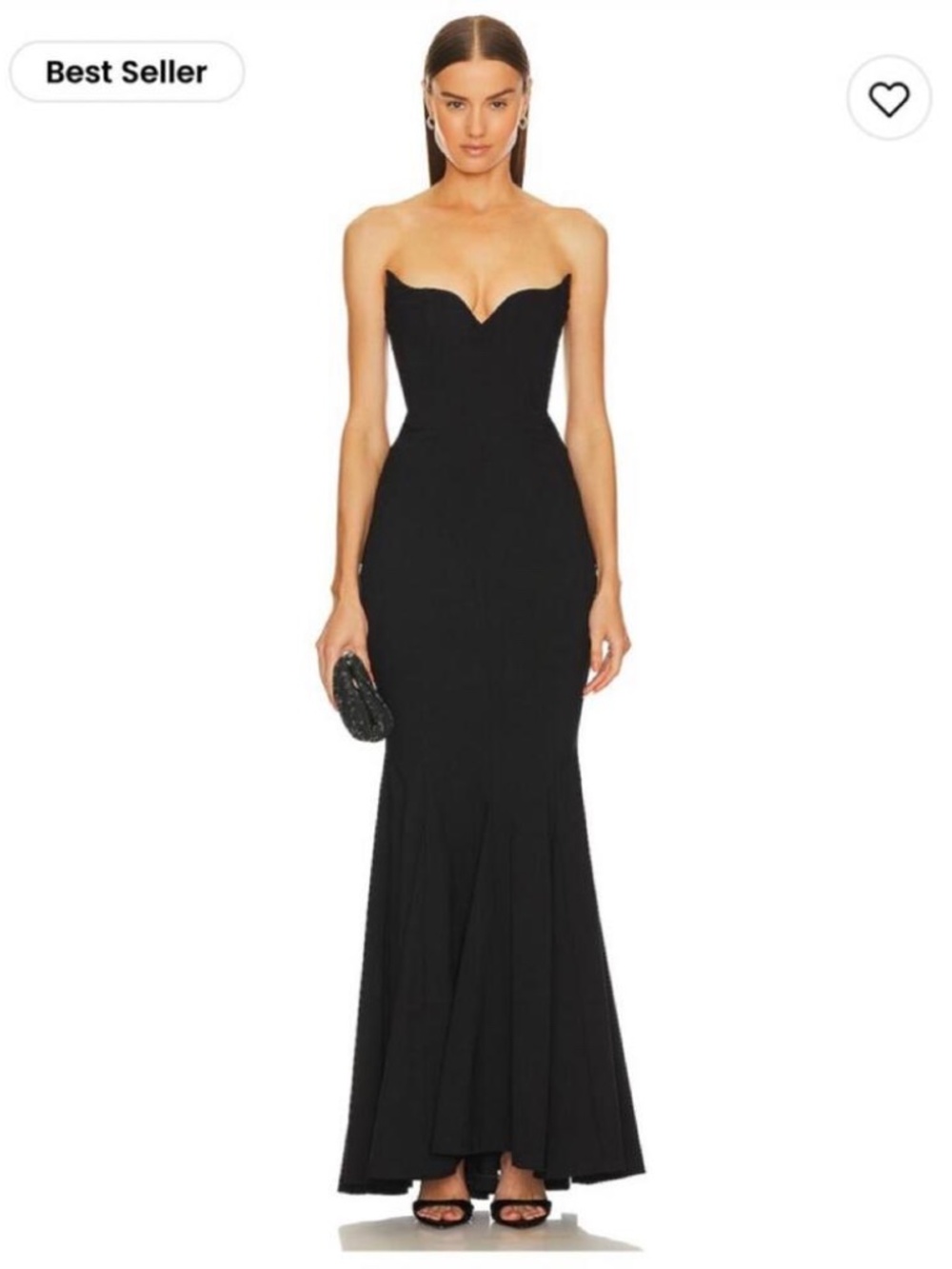 Michael Costello × REVOLVE Billie Gown in Black